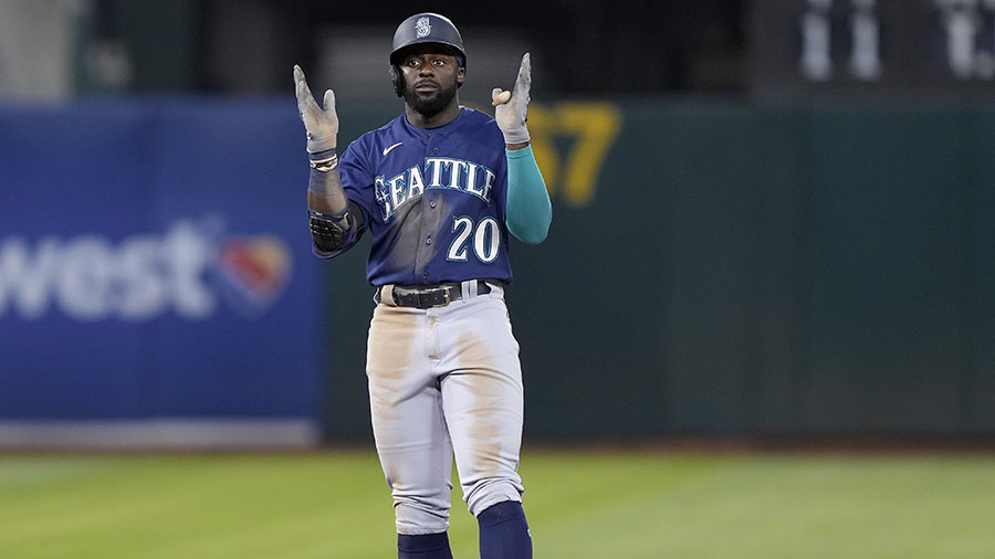 Mariners Taylor Trammell...