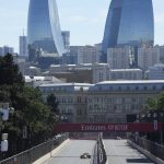 
              Car run during the Azerbaijan Formula One Grand Prix at the Baku circuit, in Baku, Azerbaijan, Sunday, June 12, 2022. (AP Photo/Sergei Grits)
            