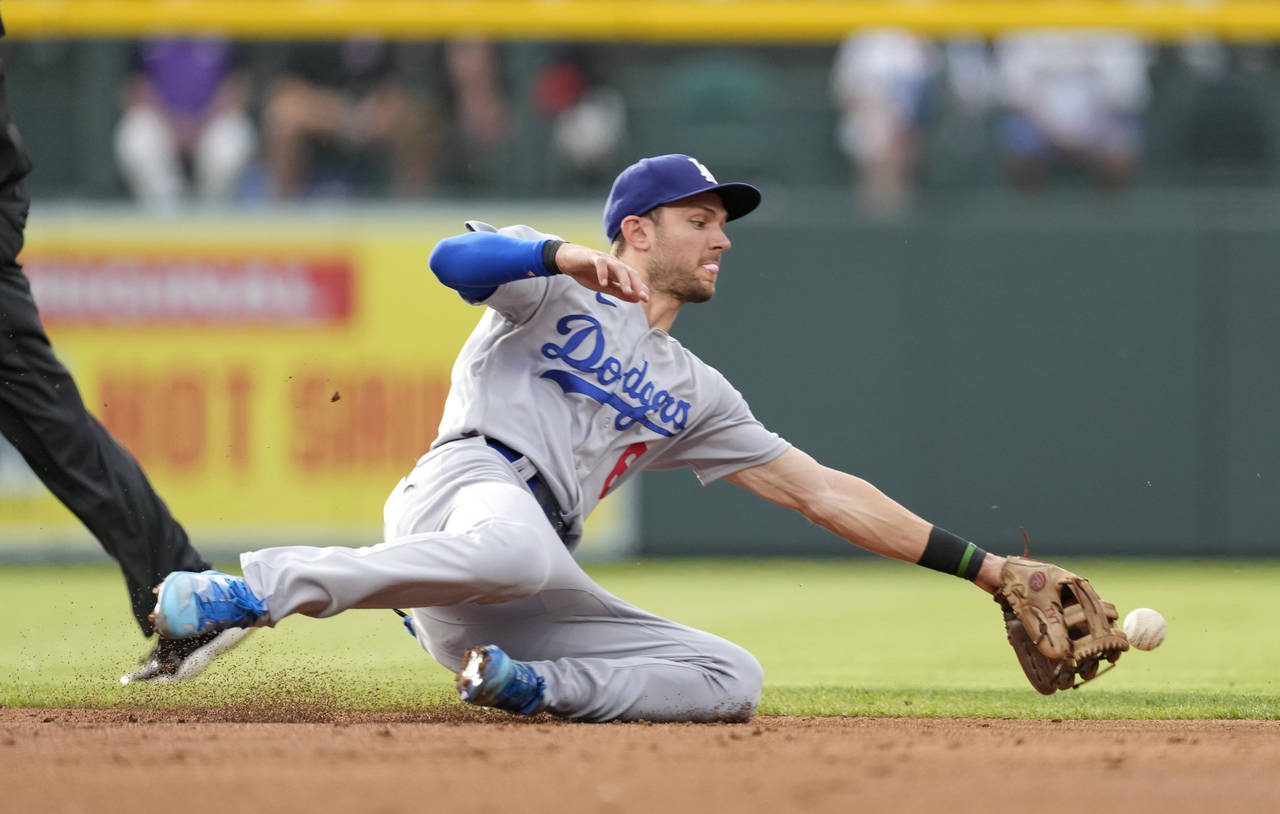 Kuhl tosses 3-hit shutout, Rockies beat Dodgers 4-0 at Coors - The San  Diego Union-Tribune