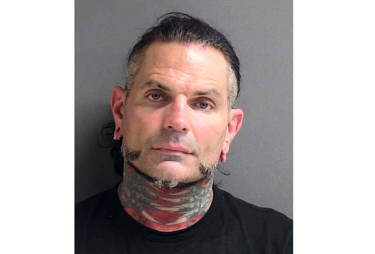 This booking photo provided by Volusia County Division Of Corrections shows Jeff Hardy.  Hardy, a P...