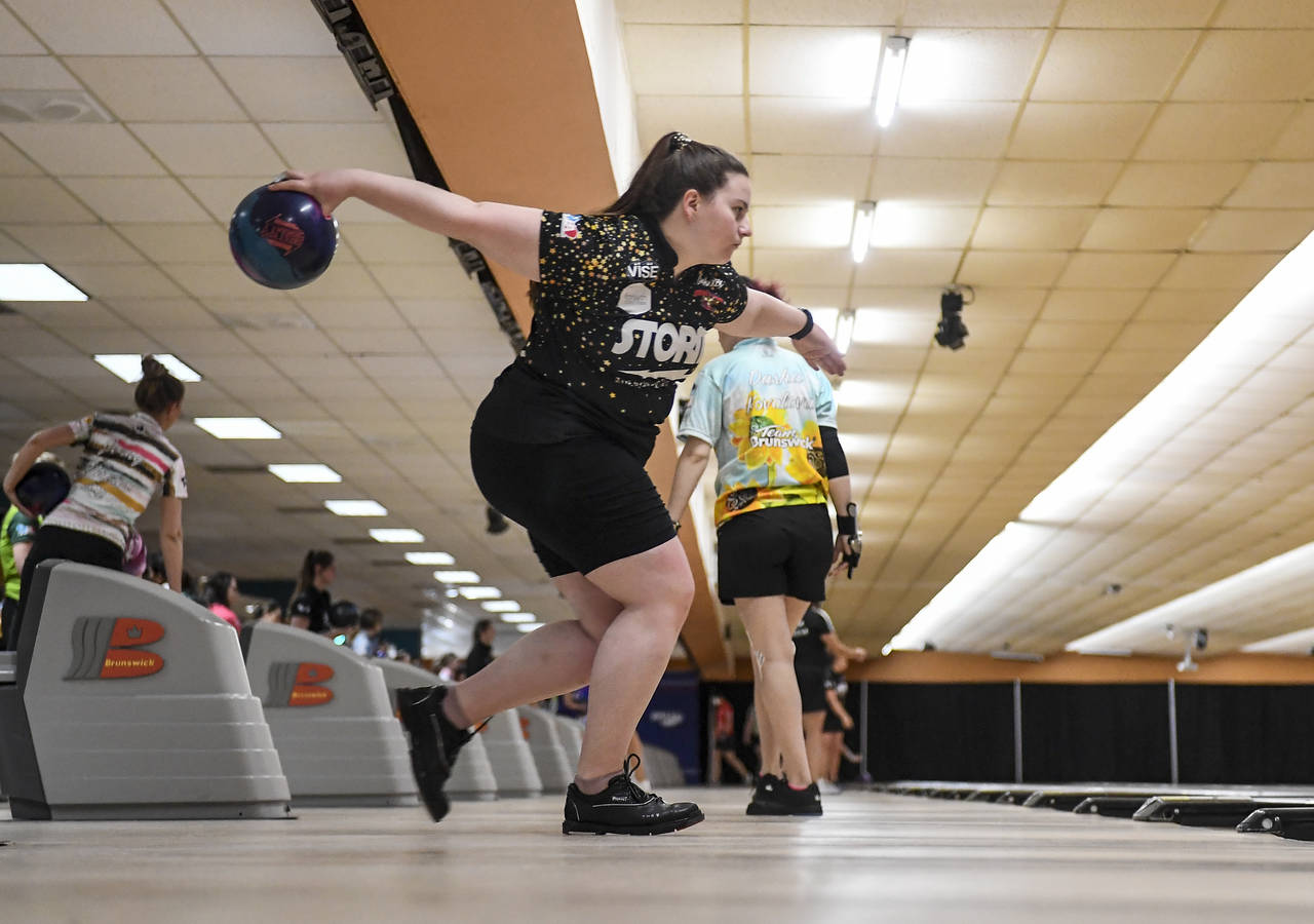 Maria Bulanova, a member of the Professional Women's Bowling Association and an assistant coach at ...