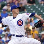 
              Chicago Cubs starting pitcher Caleb Killian delivers during the first inning of the team's baseball game against the San Diego Padres on Wednesday, June 15, 2022, in Chicago. (AP Photo/Charles Rex Arbogast)
            