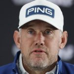 
              Lee Westwood attends a press conference at the Centurion Club, Hertfordshire, England, ahead of the LIV Golf Invitational Series, Wednesday June 8, 2022. (Steven Paston/PA via AP)
            