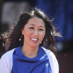 
              FILE - Buffalo Bills owner Kim Pegula smiles before an NFL football game against the Washington Football Team Sunday, Sept. 26, 2021, in Orchard Park, N.Y. Buffalo Bills and Sabres co-owner Kim Pegula is receiving medical care from what her family on Tuesday, June 14, 2022, described as being “some unexpected health issues.”(AP Photo/Jeffrey T. Barnes, File)
            