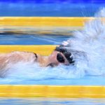 
              Katie Ledecky of the United States competes in the Women 800m Freestyle final at the 19th FINA World Championships in Budapest, Hungary, Friday, June 24, 2022. (AP Photo/Anna Szilagyi)
            