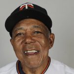 
              FILE - This is a 2020 photo of Tony Oliva, formerly of the Minnesota Twins baseball team, on Thursday, Feb. 20, 2020, in Fort Myers, Fla. Oliva will be inducted into the Baseball Hall of Fame during ceremonies on Sunday, July 24, 2022. (AP Photo/Brynn Anderson, File)
            