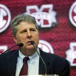 
              Mississippi State head coach Mike Leach speaks during NCAA college football Southeastern Conference Media Days, Tuesday, July 19, 2022, in Atlanta. (AP Photo/John Bazemore)
            