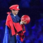 
              FILE - Then Japanese Prime Minister Shinzo Abe appears as the Nintendo game character Super Mario during the closing ceremony at the 2016 Summer Olympics in Rio de Janeiro, Brazil on Aug. 21, 2016. Despite his fame as a Japan's longest serving prime minister, Shinzo Abe might have had enjoyed his biggest moment at the closing ceremony of the 2016 Rio de Janeiro. (Yu Nakajima/Kyodo News via AP, File)
            
