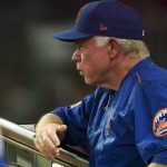 
              New York Mets manager Buck Showalter watches from the dugout during a baseball game against the Atlanta Braves, Monday, July 11, 2022, in Atlanta. (AP Photo/John Bazemore)
            