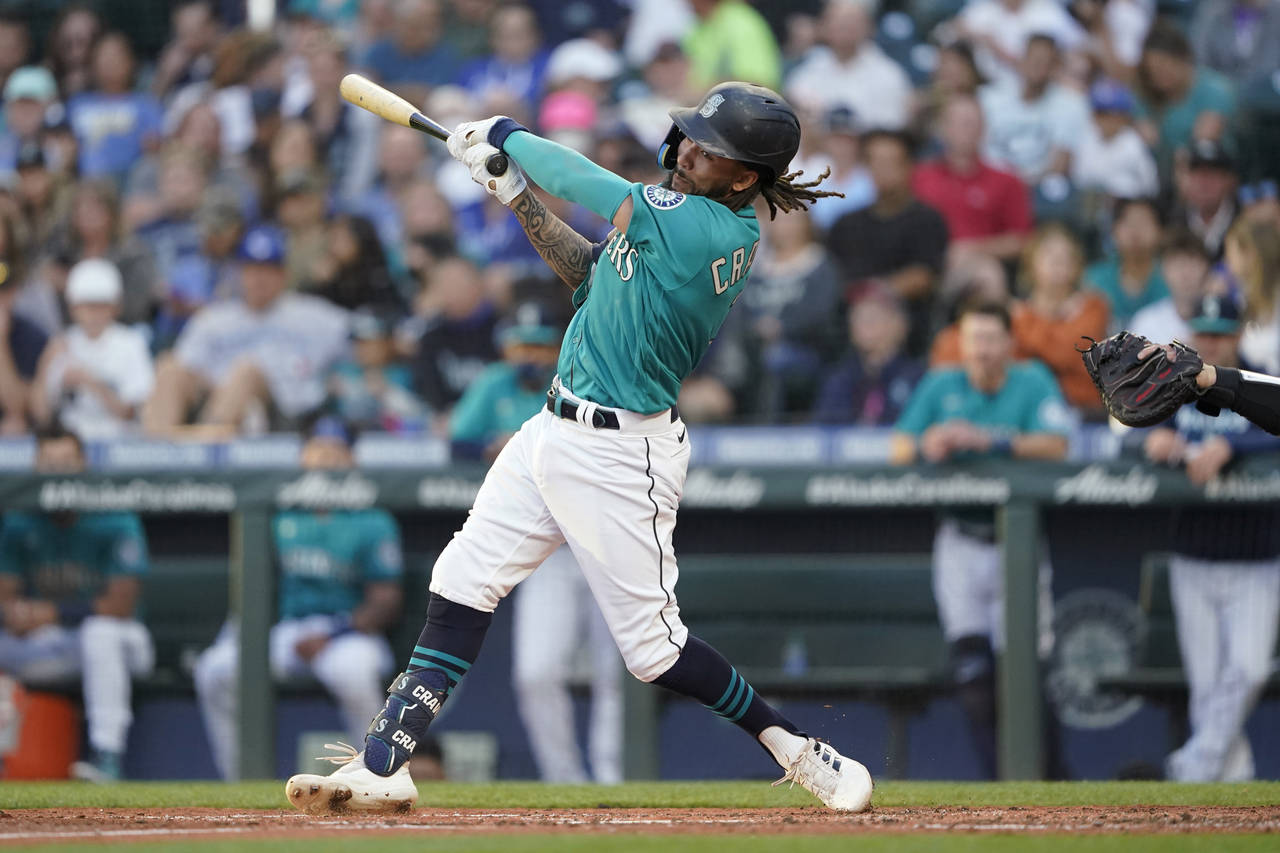 Rodríguez homers as Mariners wreck Guardians' home opener - The San Diego  Union-Tribune