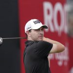 
              Patrick Cantlay drives off the 16th tee during the third round of the Rocket Mortgage Classic golf tournament, Saturday, July 30, 2022, in Detroit. (AP Photo/Carlos Osorio)
            
