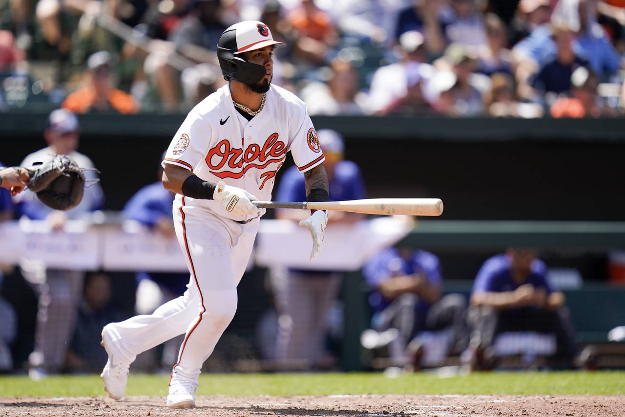 O's beat Rangers 7-6 on a hit batter, 37-44 at midpoint - Seattle