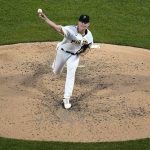 
              Pittsburgh Pirates starting pitcher Mitch Keller delivers during the sixth inning of a baseball game against the Philadelphia Phillies in Pittsburgh, Saturday, July 30, 2022. (AP Photo/Gene J. Puskar)
            