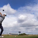 
              US golfer Will Zalatoris at the fifth tee during a practice round at the British Open golf championship in St Andrews, Scotland, Tuesday, July 12, 2022. The Open Championship returns to the home of golf on July 14-17, 2022, to celebrate the 150th edition of the sport's oldest championship, which dates to 1860 and was first played at St. Andrews in 1873. (AP Photo/Alastair Grant)
            