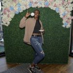 
              In a photo provided by the Minnesota Lynx, Minnesota Lynx's Sylvia Fowles poses for a photo at a tea party Saturday, July 9, 2022, at a hotel in Chicago. (Francisco Manzano-Arechiga/Minnesota Lynx via AP)
            
