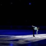 
              FILE - Yuzuru Hanyu, of Japan, performs during the exhibition show at the Grand Prix Final figure skating competition in Barcelona, Spain, on Dec. 13, 2015.  Japan’s two-time Olympic gold-medal figure skater is expected to step away from competitive figure skating. Hanyu is expected to confirm his plans late on Tuesday, July 19, 2022, at a press conference in Tokyo.  (AP Photo/Manu Fernadez, File)
            