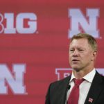 
              Nebraska head coach Scott Frost talks to reporters during an NCAA college football news conference at the Big Ten Conference media days, at Lucas Oil Stadium, Tuesday, July 26, 2022, in Indianapolis. (AP Photo/Darron Cummings)
            