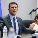 
              Commissioner Anthony Marnell III speaks during a State of Nevada Athletic Commission meeting held to discuss the Nevada Attorney General's investigation findings regarding the death of UNLV student Nathan Valencia Tuesday, Aug. 23, 2022. (Wade Vandervort/Las Vegas Sun via AP)
            
