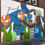 
              A mural depicting Minnesota Lynx center Sylvia Fowles (34) is shown on a building a few blocks from the Target Center, where the Lynx play home games, Wednesday, Aug. 10, 2022. One of the league's greatest centers is ready to move on to another career in mortuary science, no longer possessing the energy to stay in basketball shape. (Dave Campbell)
            