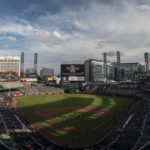 
              Truist Park is seen before a baseball game between the Atlanta Braves and Houston Astros, Saturday, Aug. 20, 2022, in Atlanta. (AP Photo/Hakim Wright Sr.)
            