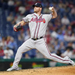 
              Atlanta Braves' Will Smith pitches during the ninth inning of a baseball game against the Philadelphia Phillies, Tuesday, July 26, 2022, in Philadelphia. (AP Photo/Matt Slocum)
            