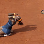
              FILE - Serena Williams, of the U.S., celebrates as she defeats Russia's Maria Sharapova during the women's final match of the French Open tennis tournament at Roland Garros stadium Saturday, June 8, 2013 in Paris. Williams won 6-4, 6-4. Serena Saying “the countdown has begun,” 23-time Grand Slam champion Serena Williams announced Tuesday, Aug. 9, 2022, she is ready to step away from tennis so she can turn her focus to having another child and her business interests, presaging the end of a career that transcended sports. (AP Photo/David Vincent, File)
            
