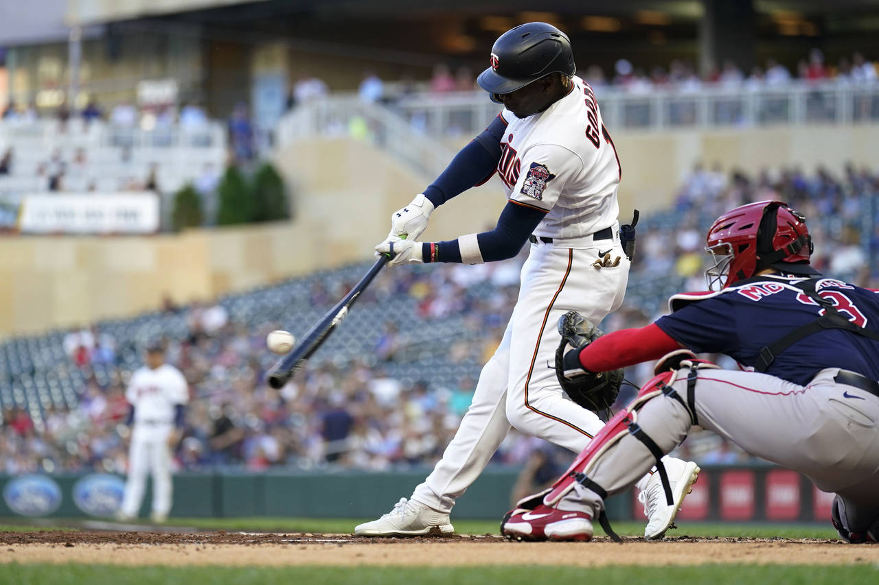 Nick Gordon blasts mammoth grand slam, gets singular salute as Twins beat  Red Sox 10-5