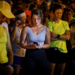 
              Thousands of runners, supporters and mourners attend a 4:20 a.m "Let's Finish Liza's Run" event in honor of Eliza Fletcher on Friday, Sept. 9, 2022 in Memphis, Tenn. Fletcher, was kidnapped and murder while running last week. (Mark Weber/Daily Memphian via AP)
            