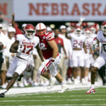 
              Oklahoma's Marvin Mims Jr. (17) carries a punt return against Nebraska during the first half of an NCAA college football game Saturday, Sept. 17, 2022, in Lincoln, Neb. (AP Photo/Rebecca S. Gratz)
            