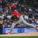 
              Cincinnati Reds' Justin Dunn pitches during the first inning of a baseball game against the Milwaukee Brewers, Sunday, Sept. 11, 2022, in Milwaukee. (AP Photo/Kenny Yoo)
            