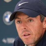 
              Golfer Rory McIlroy speaks at a press conference during the Pro-Am ahead of the BMW PGA Championship at Wentworth Golf Club, Virginia Water, Surrey, England, Wednesday, Sept. 7, 2022. (Adam Davy/PA via AP)
            