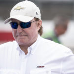 
              FILE - Team owner and Hall of Fame member Richard Childress looks on prior to a NASCAR Xfinity auto race at Darlington Raceway on Saturday, May 7, 2022, in Darlington, S.C. Kyle Busch will move to Richard Childress Racing next season, ending a 15-year career with Joe Gibbs Racing because the team could not come to terms with NASCAR's only active multiple Cup champion. Busch will drive the No. 3 Chevrolet for Childress in an announcement made Tuesday, Sept. 13, 2022, at the NASCAR Hall of Fame. (AP Photo/Matt Kelley, File)
            