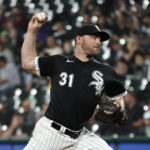 
              Chicago White Sox relief pitcher Liam Hendriks delivers during the ninth inning of the team's baseball game against the Colorado Rockies on Tuesday, Sept. 13, 2022, in Chicago. The White Sox won 4-2. (AP Photo/Charles Rex Arbogast)
            
