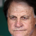
              Chicago White Sox manager Tony La Russa talks to reporters in the dugout before a baseball game against the Oakland Athletics in Oakland, Calif., Sunday, Sept. 11, 2022. (AP Photo/Godofredo A. Vásquez)
            