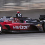 
              Team Penske driver Will Power (12), of Australia, speeds out of turn 3 during morning warmup  for the IndyCar season finale auto race at Laguna Seca Raceway on Sunday, Sept. 11, 2022, Monterey, Calif. (AP Photo/Nic Coury)
            