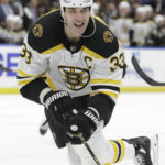 
              FILE - Boston Bruins defenseman Zdeno Chara (33) against the Tampa Bay Lightning during the second period of an NHL hockey game Tuesday, March 3, 2020, in Tampa, Fla. Chara announced his retirement Tuesday, Sept. 20, 2022, after playing 21 seasons in the NHL and captaining the Boston Bruins to the Stanley Cup in 2011. (AP Photo/Chris O'Meara, File)
            