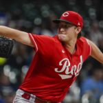 
              Cincinnati Reds starting pitcher Nick Lodolo throws during the first inning of a baseball game against the Milwaukee Brewers Friday, Sept. 9, 2022, in Milwaukee. (AP Photo/Morry Gash)
            