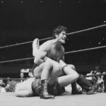 
              CORRECTS TO 1976, NOT 1979 - FILE - Japanese pro wrestler Antonio Inoki clamps leg hold on boxer Chuck Wepner of Bayonne, New Jersey, during the sixth round of a bout at Tokyo's Budokan hall on Oct. 26, 1977. A popular Japanese professional wrestler and lawmaker Antonio Inoki, who faced a world boxing champion Muhammad Ali in a mixed martial arts match in 1976, has died at 79. The New Japan Pro-Wrestling Co. says Inoki, who was battling an illness, died earlier Saturday, Oct. 1, 2022. (AP Photo, File)
            