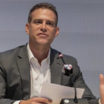 
              Former Boston Red Sox baseball executive Theo Epstein speaks during a news conference at Major League Baseball's headquarters on Friday, Sept. 9, 2022. (AP Photo/Jeenah Moon)
            