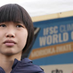 
              Ai Mori of Japan speaks after attending the women's lead semi-final of the IFSC Climbing World Cup Friday, Oct. 21, 2022, in Morioka, Iwate Prefecture, Japan. After Iranian climber Elnaz Rekabi joined a growing list of female athletes who have been targeted by their governments for defying authoritarian policies or acting out against bullying, a number of others have spoken out on their concerns of politics crossing into their sporting world. (AP Photo/Eugene Hoshiko)
            