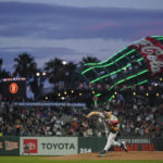 
              Atlanta Braves' Spencer Strider pitches against the San Francisco Giants during the second inning of a baseball game in San Francisco, Monday, Sept. 12, 2022. (AP Photo/Godofredo A. Vásquez)
            