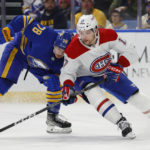 
              Buffalo Sabres defenseman Jacob Bryson (78) and Montreal Canadiens right wing Josh Anderson (17) battle for position during the second period of an NHL hockey game, Thursday, Oct. 27, 2022, in Buffalo, N.Y. (AP Photo/Jeffrey T. Barnes)
            