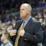 
              FILE - Colorado head coach Tad Boyle watches from the bench during the second half of an NCAA college basketball game against Washington, Thursday, Jan. 27, 2022, in Seattle. If the latest spasm of conference realignment in college sports was supposed to spell doom for the Big 12 or Pac-12 — or for any other conference, for that matter — somebody forgot to tell the basketball coaches. (AP Photo/Ted S. Warren, File)
            