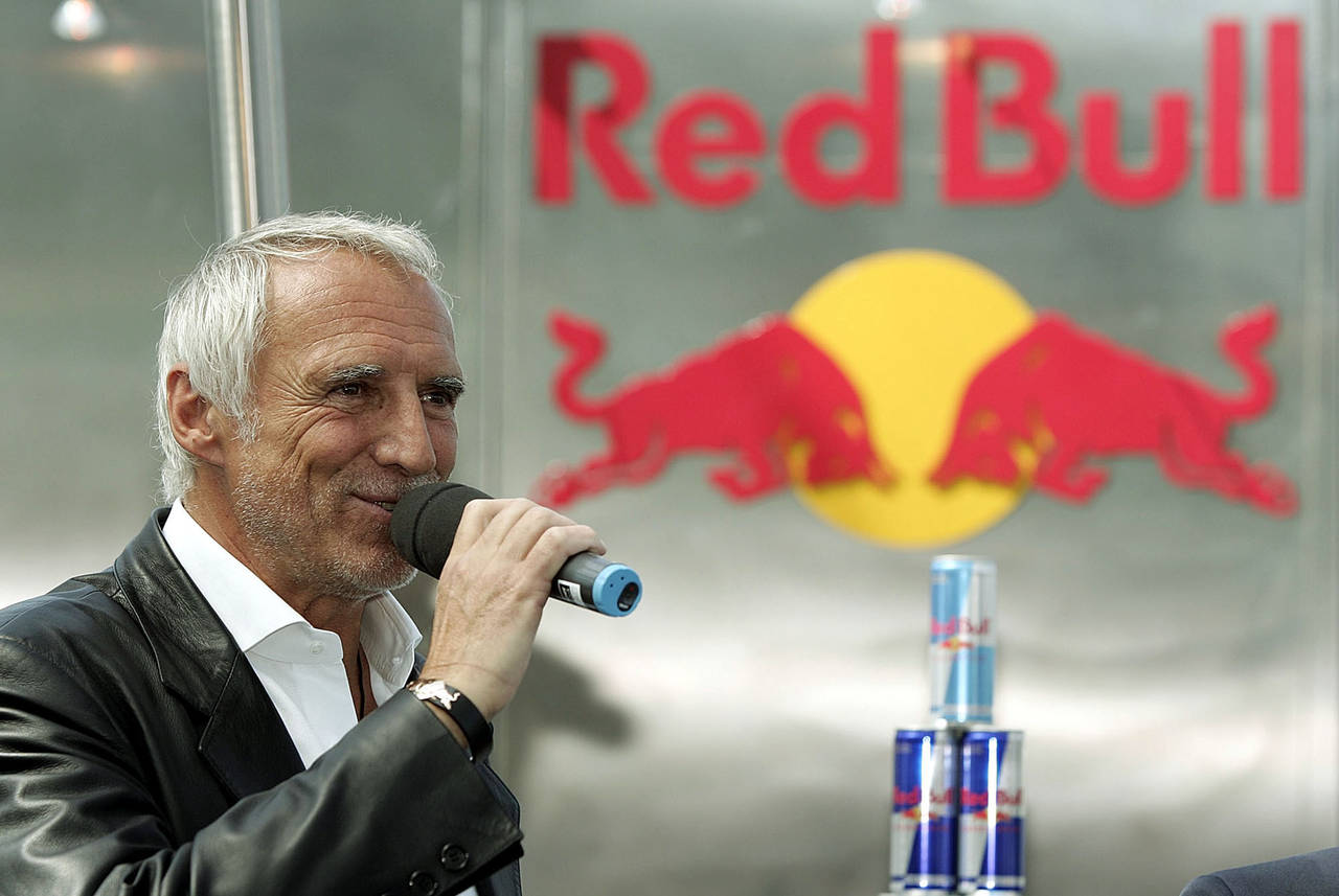 Red Bull chief Dietrich Mateschitz speaks  on June 13, 2022, in Salzburg, Austria. The Austrian bil...
