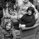 
              FILE - Miami Dolphins head coach and wife Dorothy Shula pose with their five children at their Miami Lakes home, Jan. 3, 1973, in Miami. In Miami Lakes, the town where Shula lived for years, a hotel, golf course and athletic club all once bare his name. (AP Photo/File)
            
