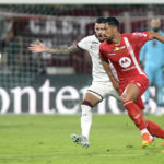 
              Torino's Antonio Sanabria and Monza's Pablo Mari, right, in action during the Italian Serie A soccer match between Monza and Torino at the U-Power Stadium in Monza, Italy, on Aug. 13, 2022. Pablo Marí, the Spanish soccer player who was wounded in a knife attack at an Italian shopping center, called himself "lucky" to survive and was being treated Friday following injuries to his back and mouth. (Claudio Grassi/LaPresse via AP, File)
            