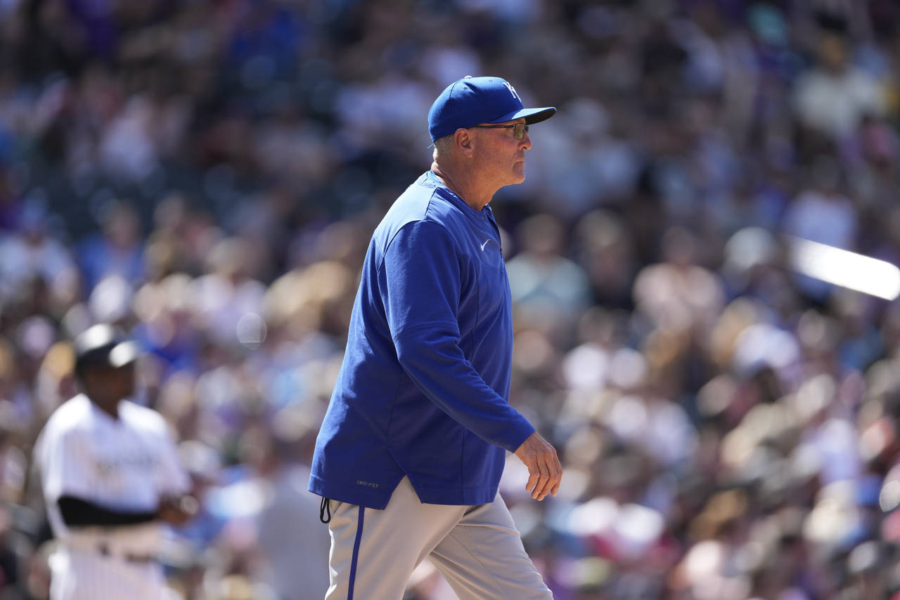 FILE - Kansas City Royals pitching coach Cal Eldred in the seventh inning of a baseball game, May 1...