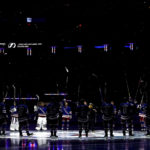 
              The New York Rangers players are introduced before an NHL hockey game against the Tampa Bay Lightning, Tuesday, Oct. 11, 2022, in New York. (AP Photo/Julia Nikhinson)
            