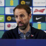 
              England's manager Gareth Southgate speaks during England's World Cup 2022 squad announcement at St George's Park, Burton upon Trent, England, Thursday Nov. 10, 2022. (Nick Potts/PA via AP)
            