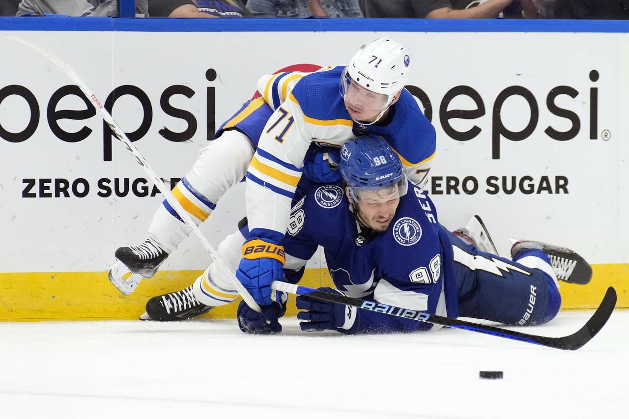 Kucherov posts goal, 3 assists as Lightning beat Sabres 5-3 - Seattle Sports